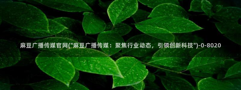 麻豆传媒官网直播